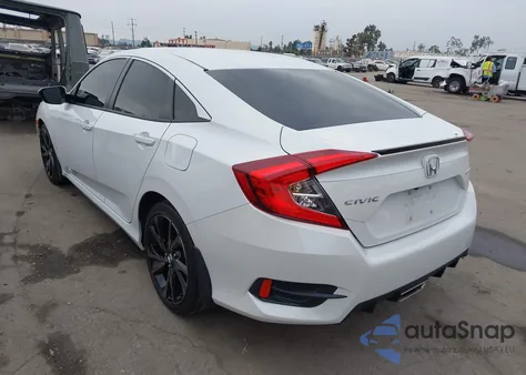 2021 Honda Civic Sport из США, поврежденный, VIN 2HGFC2F80MH511446